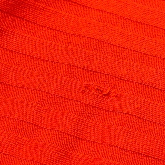 Bright orange stretchy butt covering pullover - Picture 9 of 9